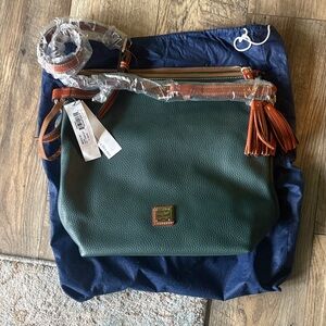 Dooney & Bourke Forest Green Leather Shoulder Bag